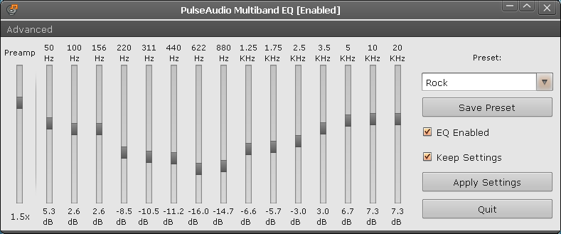 graphic equalizer settings for bass guitar