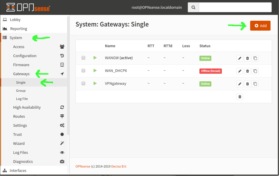 wireguard opnsense